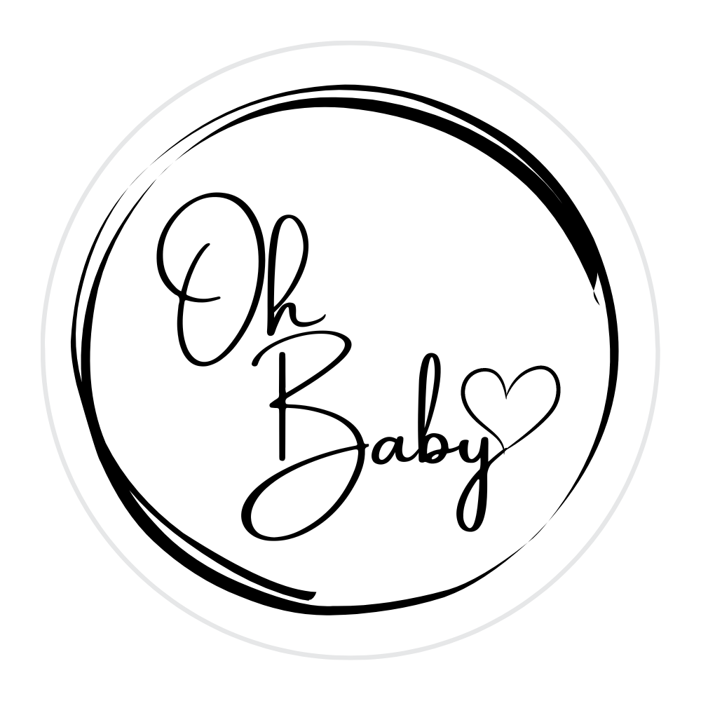 Baby Shower Edible Drink Toppers - Oh Baby