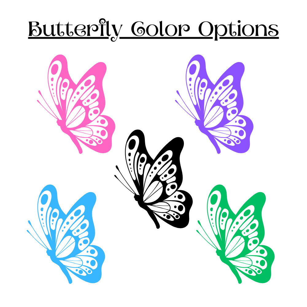 Quinceañera Drink Toppers with Butterfly