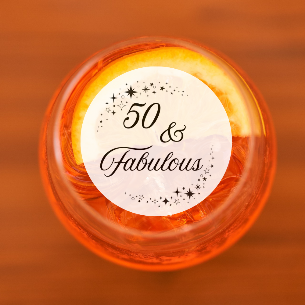 Birthday Edible Cocktail Garnish - Fabulous