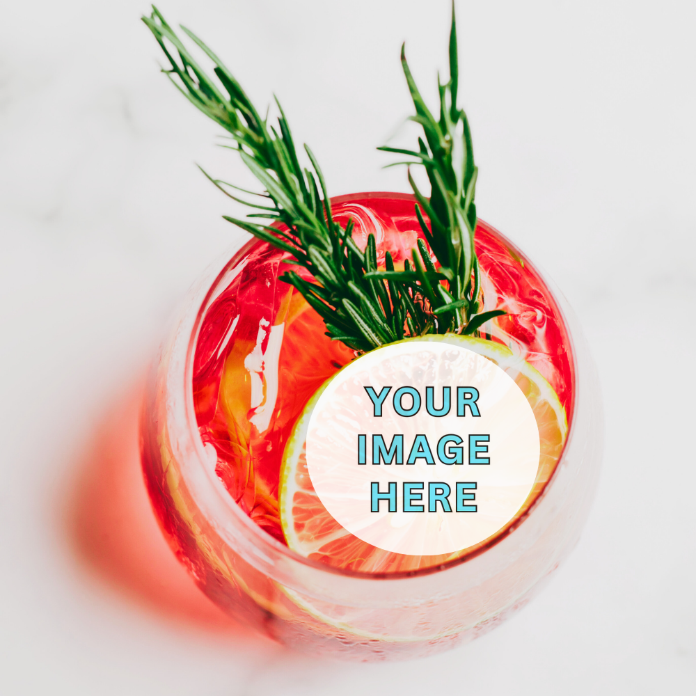 Custom Edible Cocktail Garnish