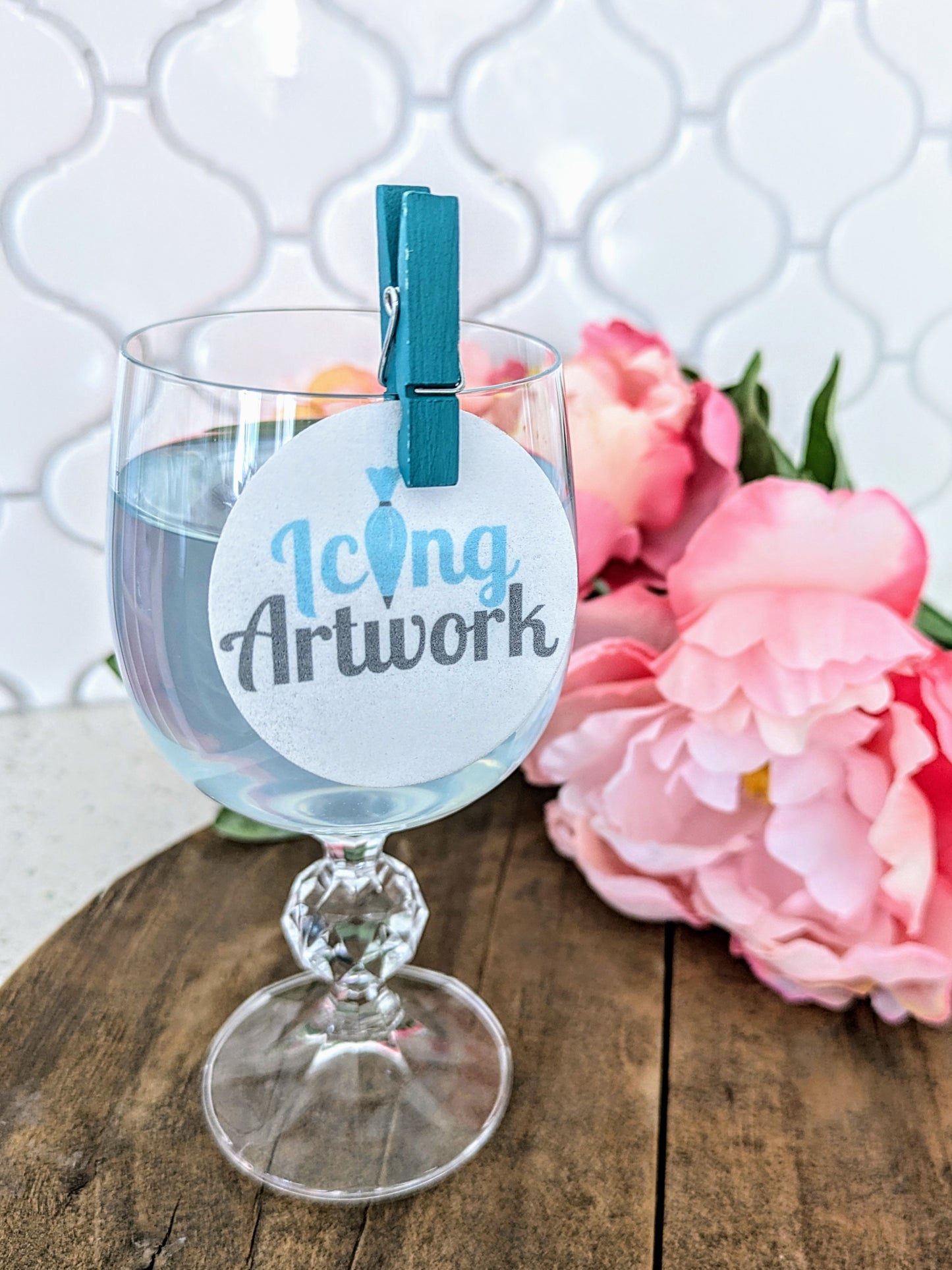Custom Logo Edible Drink Toppers