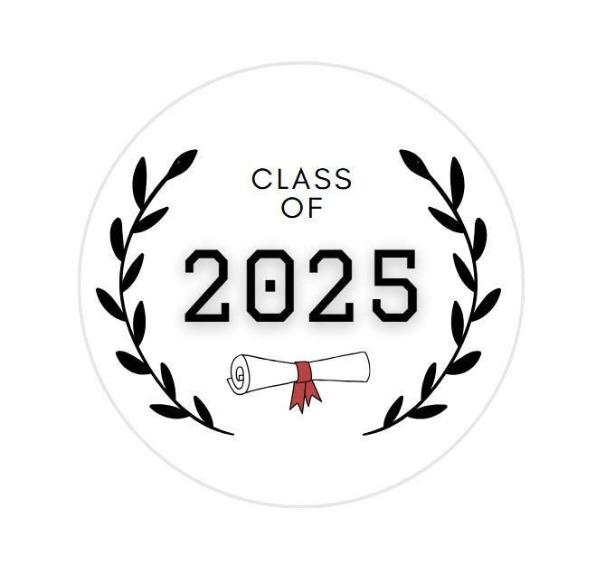 Graduation Edible Drink Toppers - Class of 2025