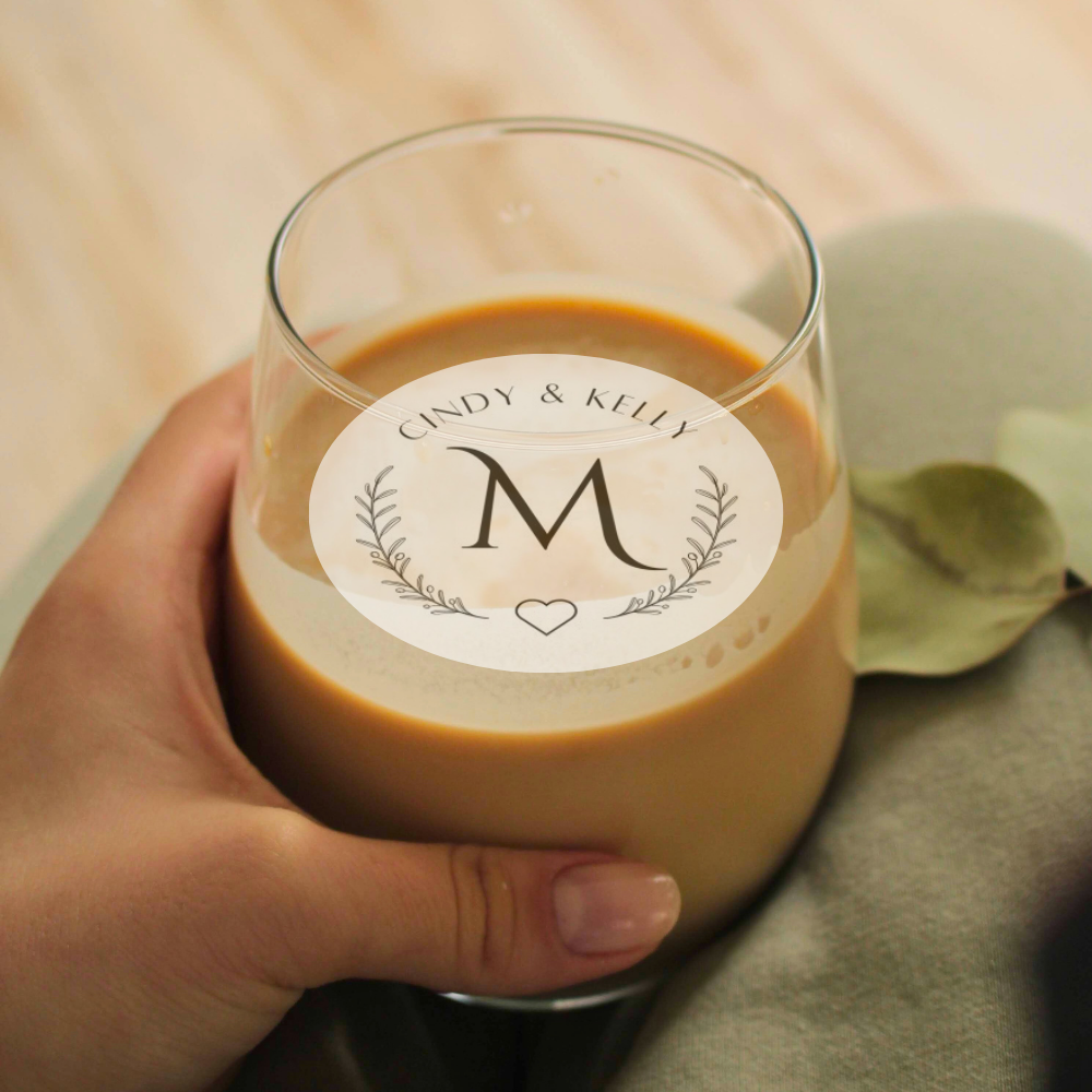 Wedding Cocktail Toppers - Custom Monogram