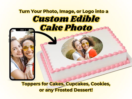 Custom Printed Edible Cake Toppers