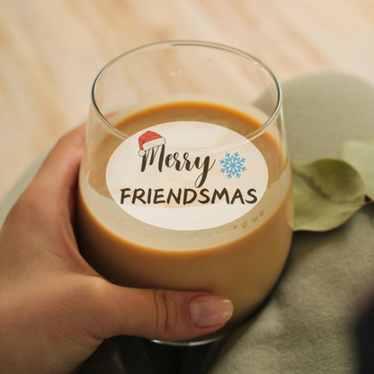 Christmas Edible Drink Toppers - Merry Friendsmas