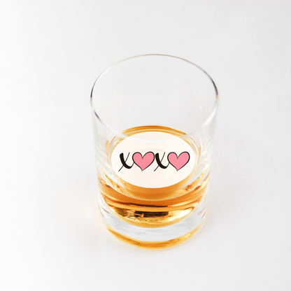Valentine's Day Edible Drink Toppers - XOXO with Hearts