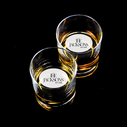Wedding Drink Toppers - Custom Last Name