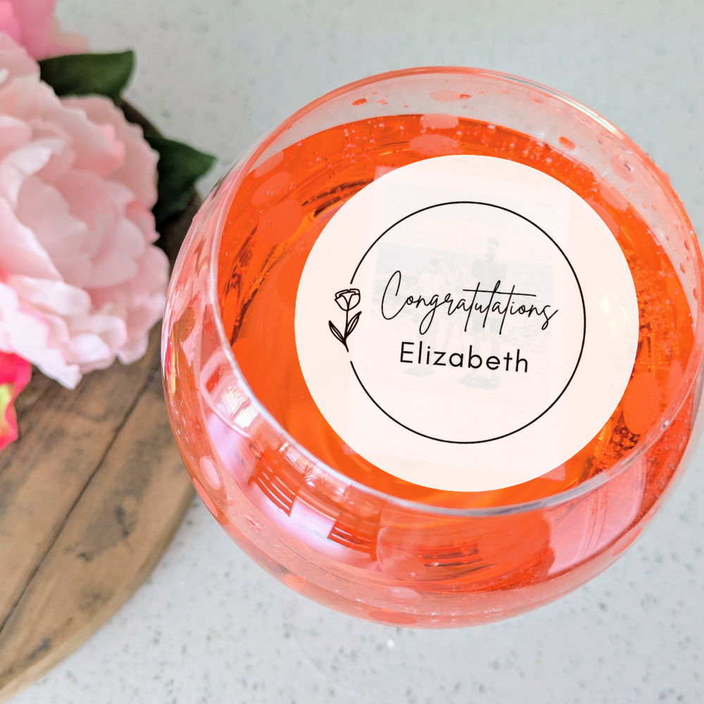 Congratulations Cocktail Garnish – IcingArtwork