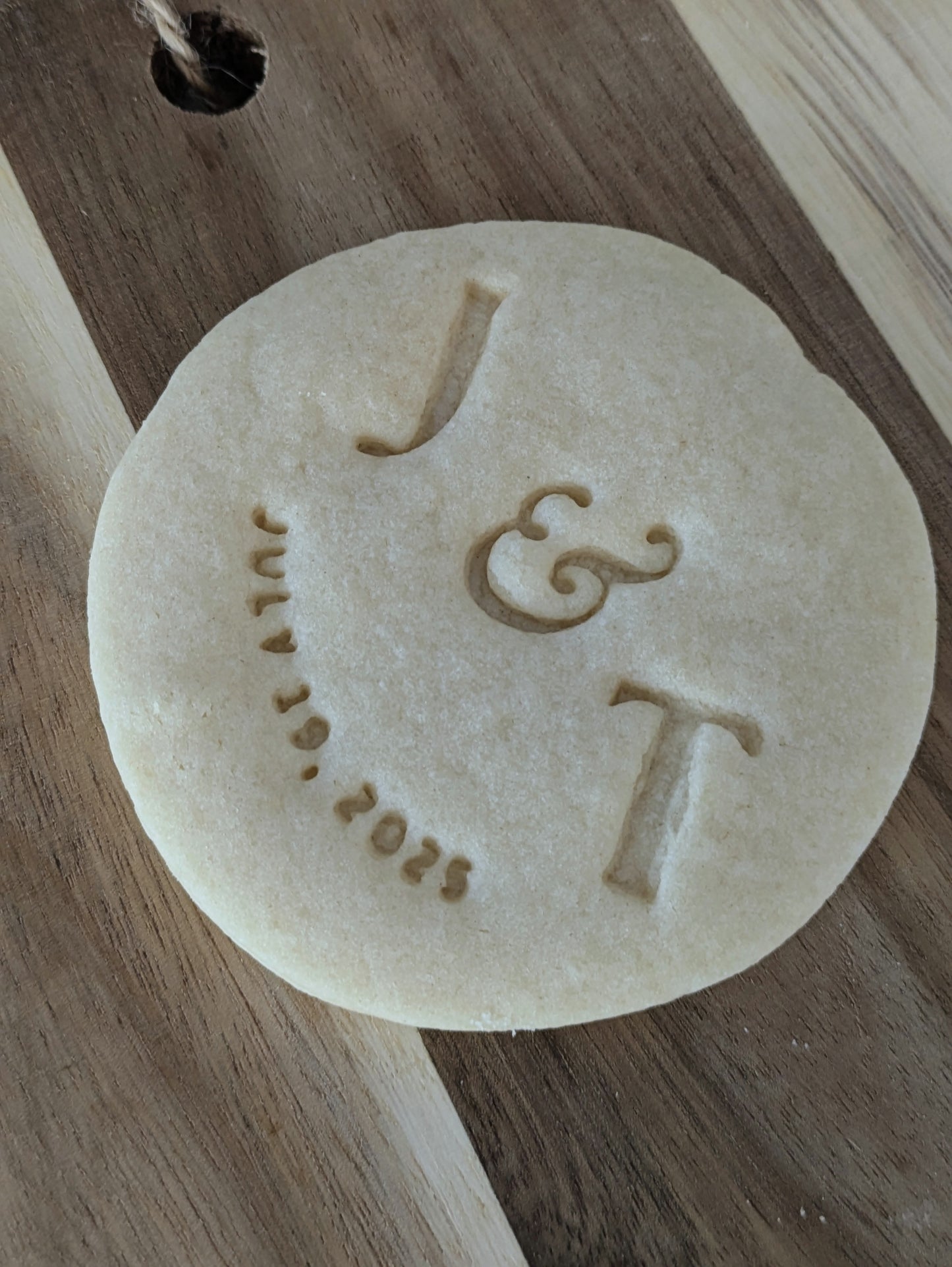 Wedding Initials, Date Cookie Cutter and Stamp