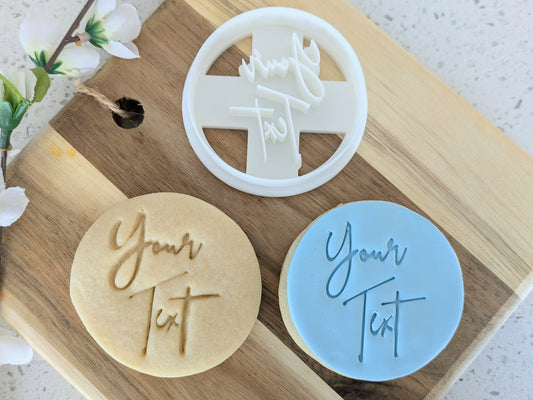 Custom Text #1 Cookie Cutter and Stamp