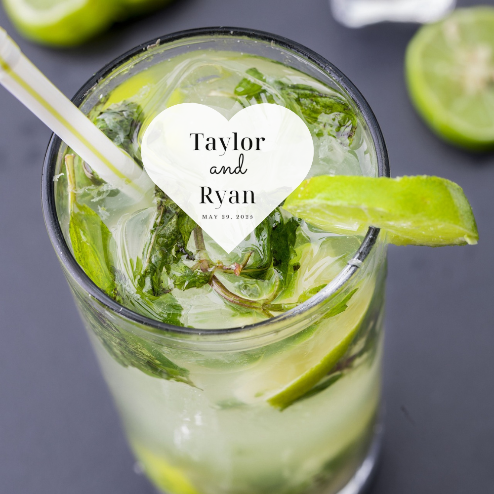 Edible Heart Drink Toppers