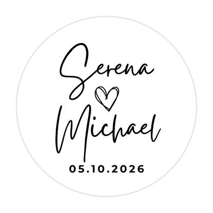 Wedding Drink Toppers - Custom Names